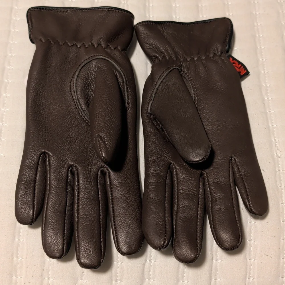 MRX Brown Leather Gloves